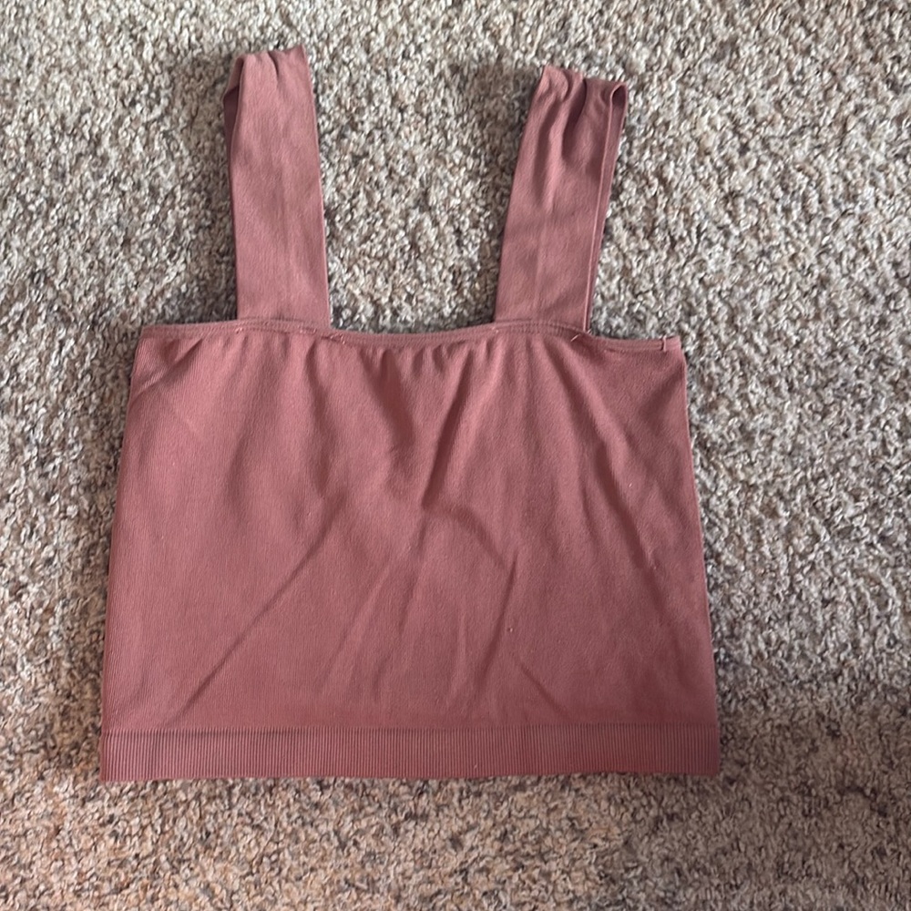Mauve Pink Top - Tank Top 
Stretchy 
Size M/L
